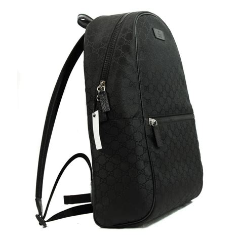 gucci 449181 black nylon backpack|black Gucci backpack women's.